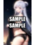 黒いランジェリー美女イラスト集 画像2