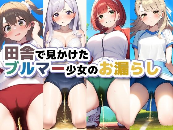 田舎で見かけたブルマー少女のお漏らし