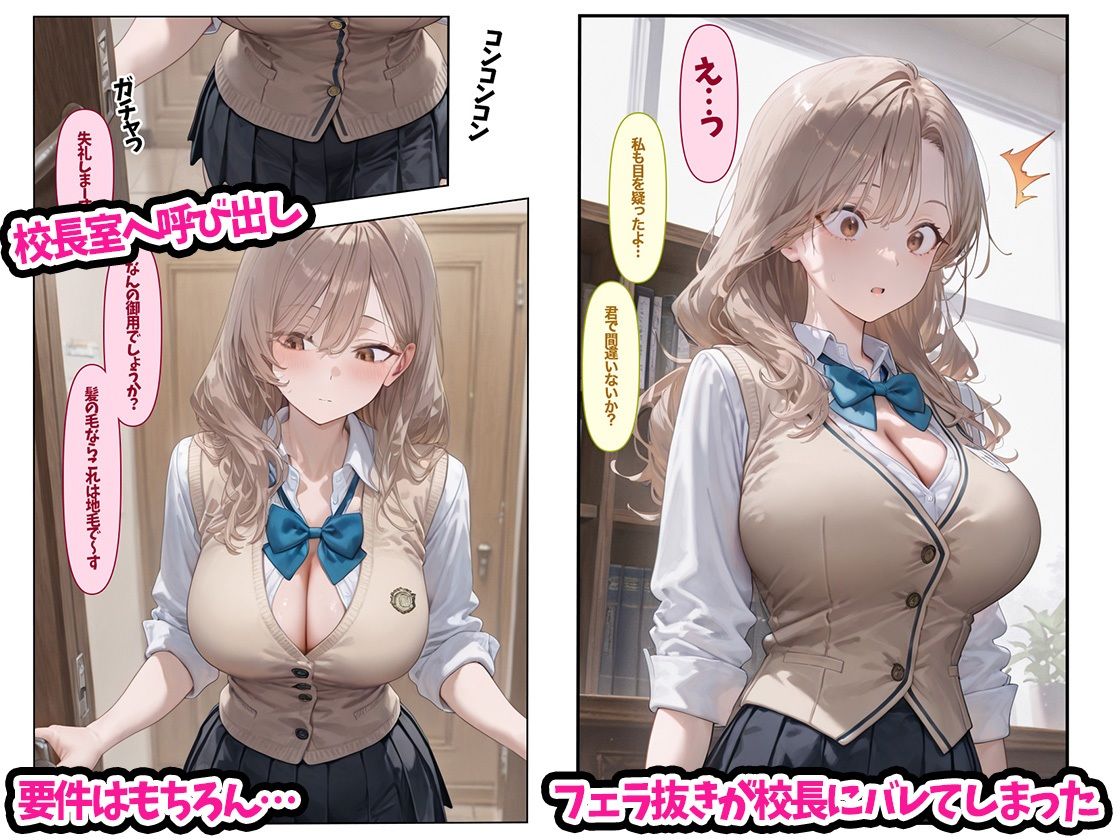 爆乳ビッチの性処理ギャル デカチン校長にお仕置きされた話 コミック113P CG集266P 画像5