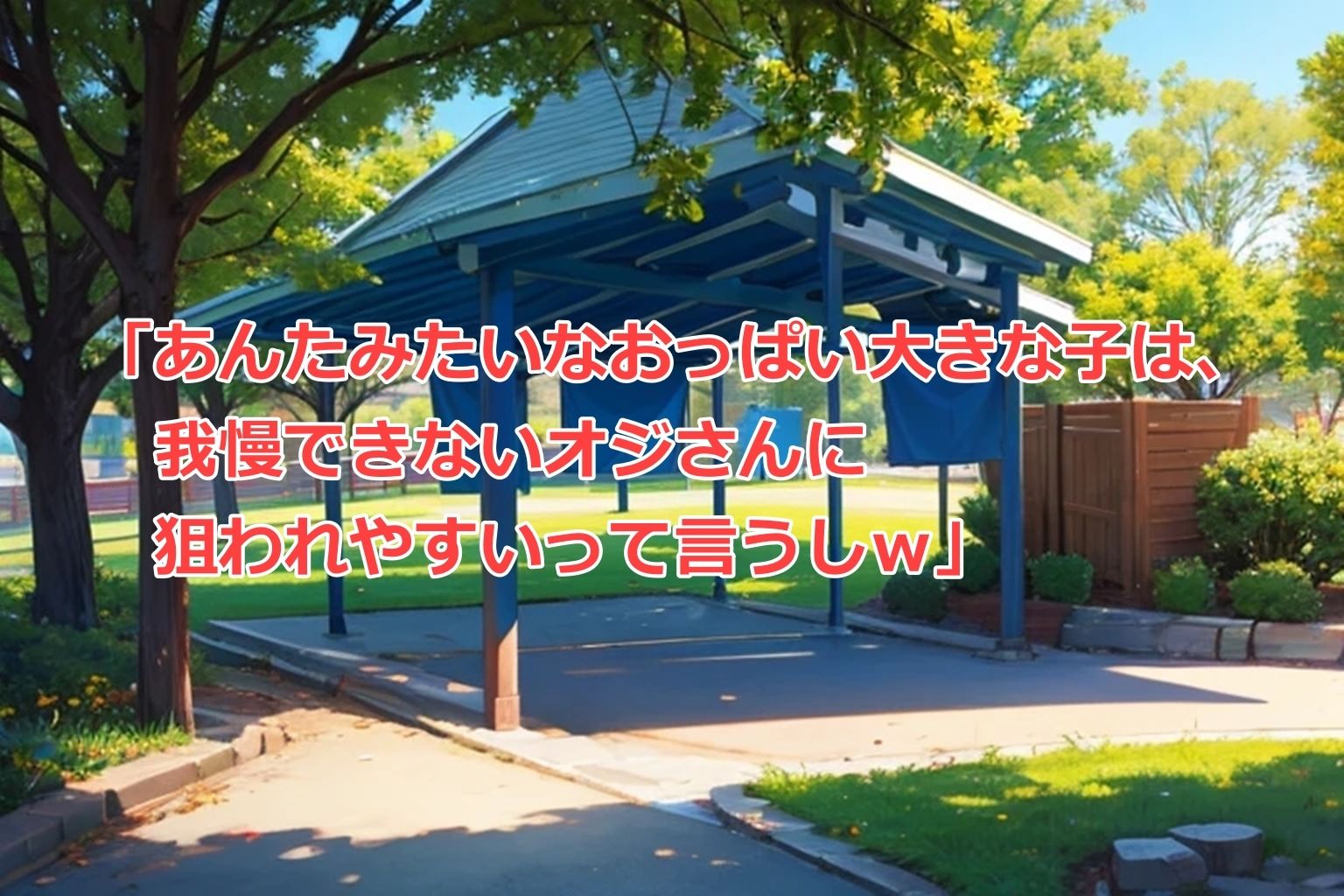 我慢できないオジさん〜こんな爆乳見ちゃったら我慢できない！！〜_3