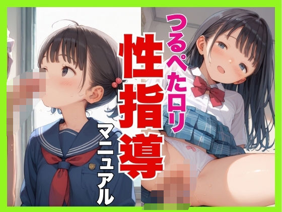 つるペタな女子校生用のマニュアルが配布される【つるペタロリ性指導マニュアル】