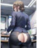 パンツスーツ尻破れ 画像8