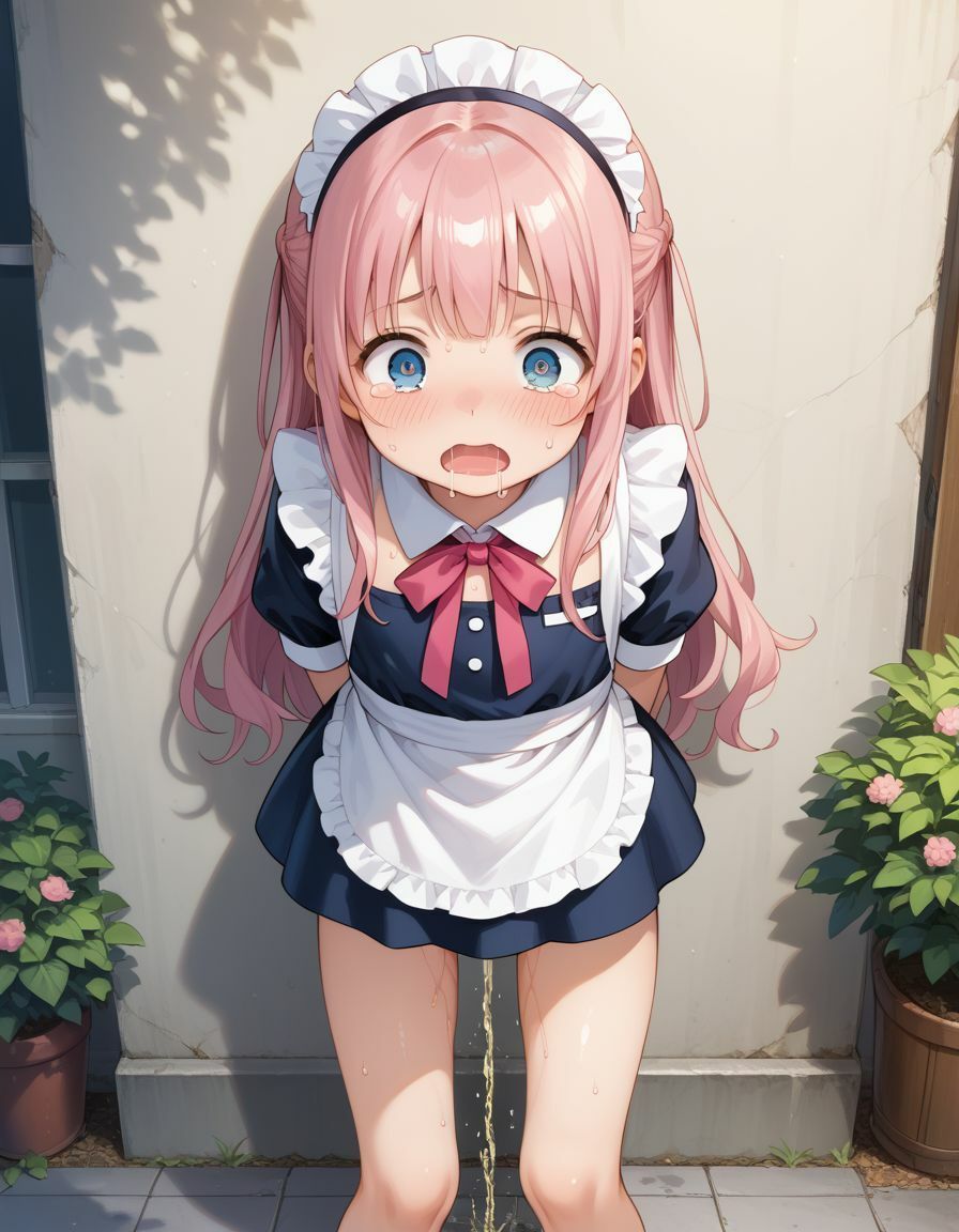 サンプル画像4:メイド服を着たちっぱい娘をめちゃくちゃにしてみた1(ぷにあなMIX) [d_501389]