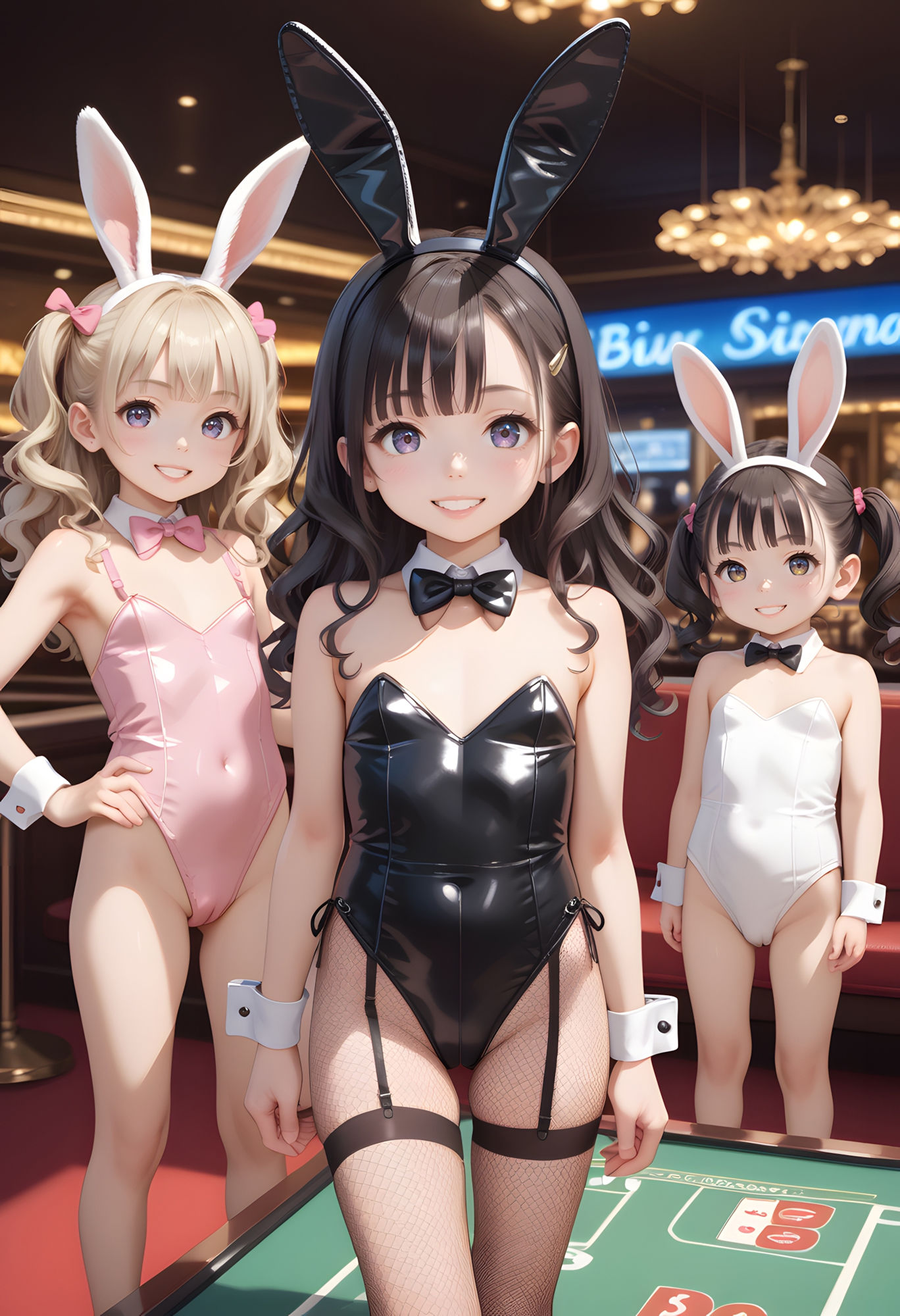 ロリっ子バニーガール カジノで負けたら罰ゲーム2