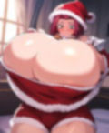 クリスマスに超乳カ〇ンとサンタコスで中出しし放題！ 画像7