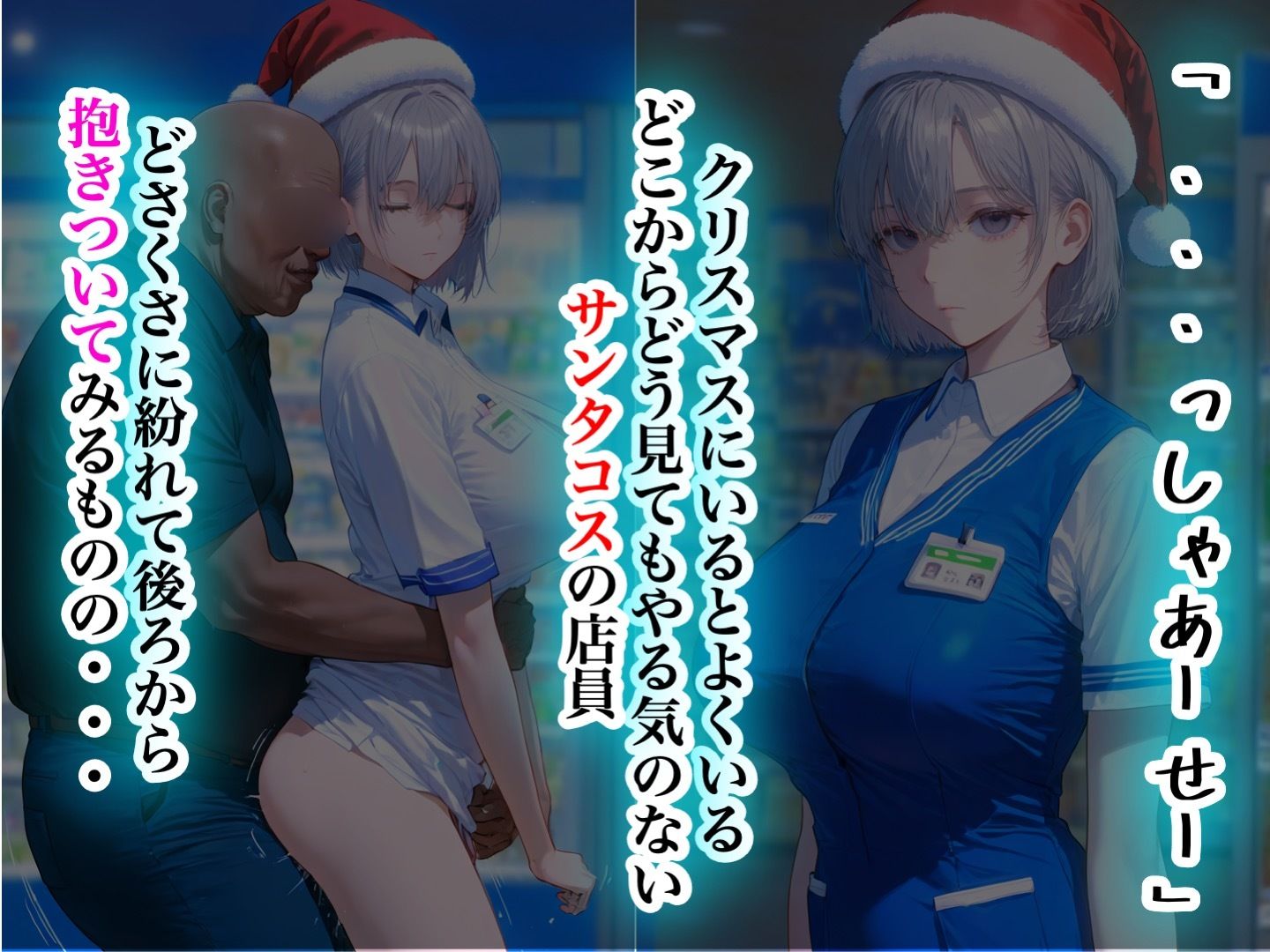 【イラスト集】やる気ないクリスマスコスの店員、どさくさに紛れてセックスしてもバレない説 画像1