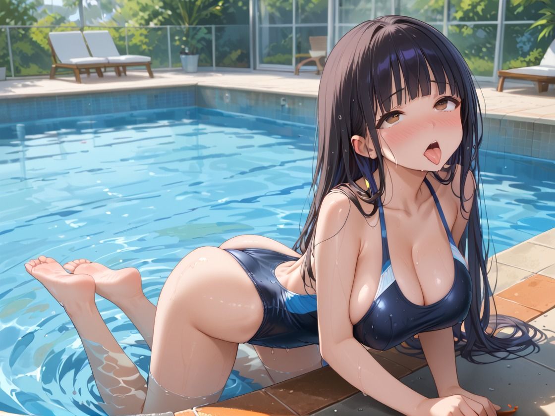 女子校生とスク水セックス 画像4