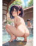 源泉かけ流し！？少女放尿温泉 画像6