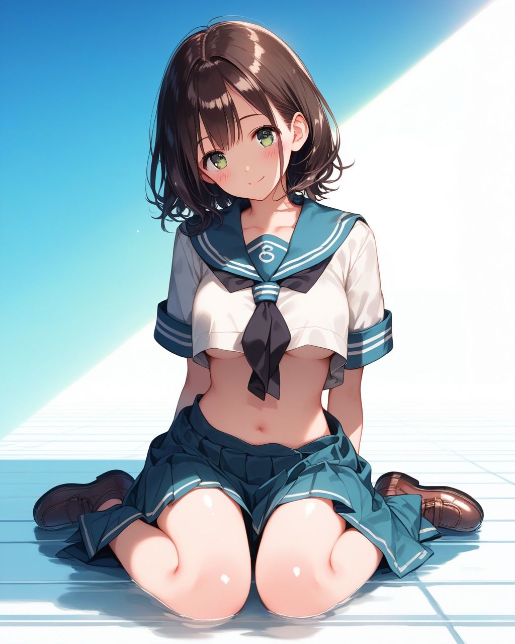 ちょっとエッチなセーラー服美少女 画像8