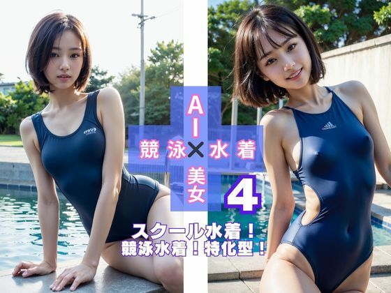 AI×美女×競泳×水着4