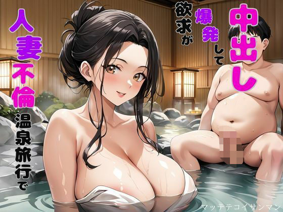 人妻不倫温泉旅行で欲求が爆発して中出し...1