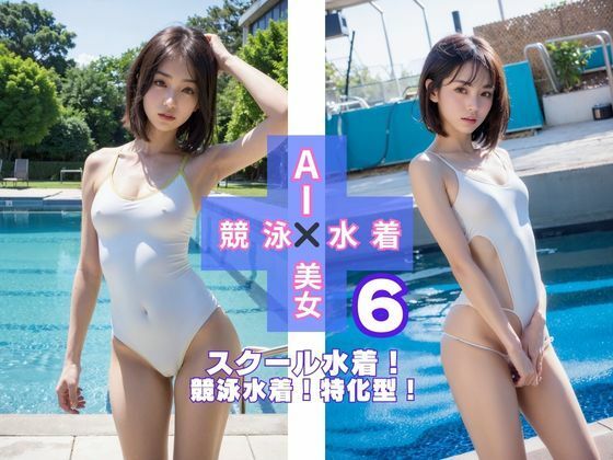 AI×美女×競泳×水着6