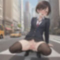 ブレザーちゃんのどこでも露出！！  茶髪ちゃん編 画像5