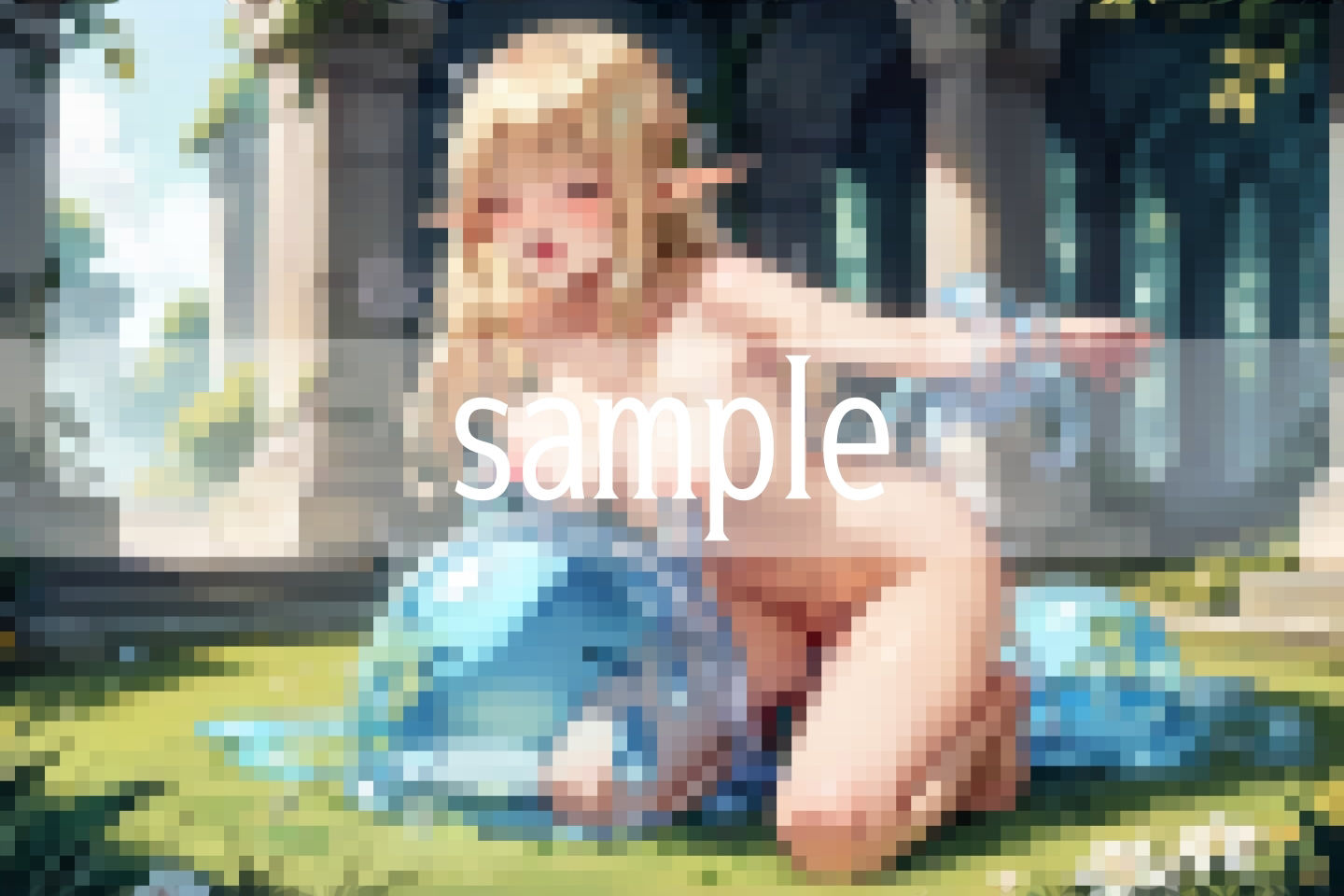 サンプル画像3:スライムがにゅるっと…おまんこに進入して…犯して…イかせて(ぱんぱんのOP) [d_504974]