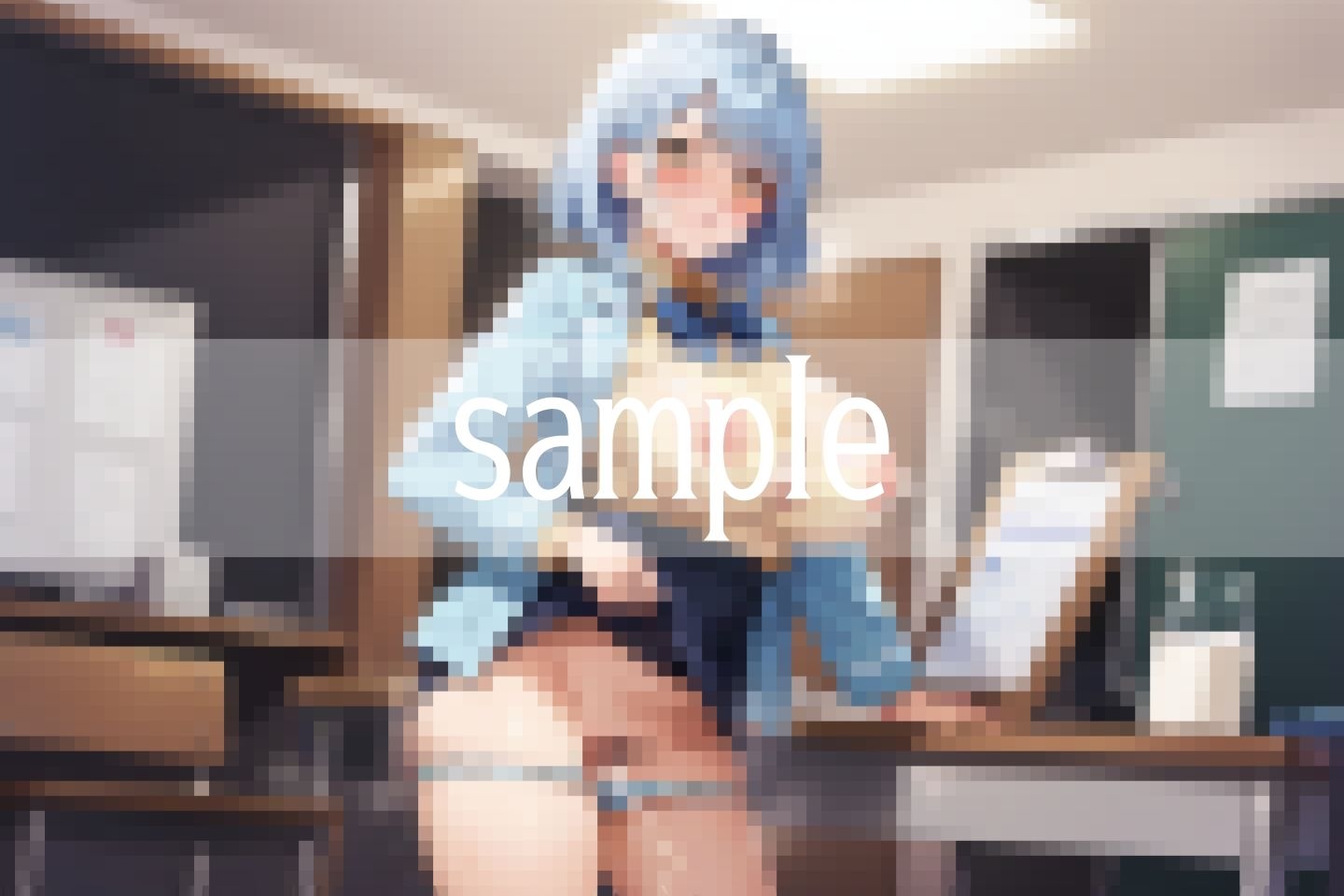 サンプル画像5:オフィスで立ちションOLのびっちゃびちゃ放尿(ぬっきたいむ) [d_505375]