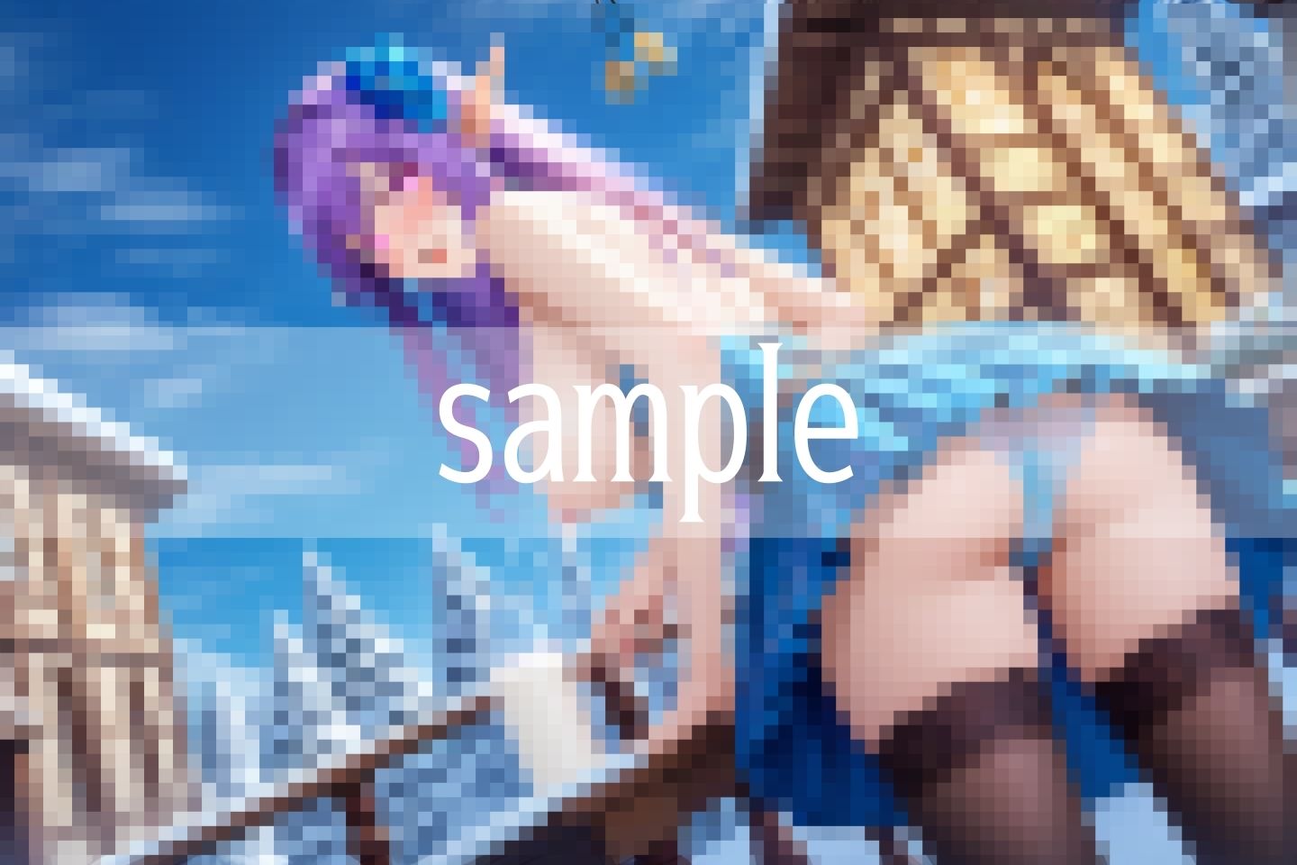 サンプル画像2:迷い込んだ異世界は処女のエルフ族が住むえっちな世界(ぬっきたいむ) [d_505385]