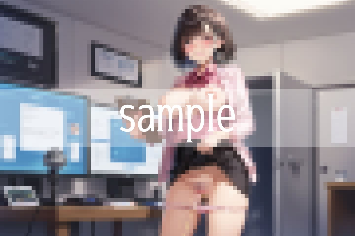 サンプル画像1:ずり下げて…おしっこと母乳が溢れ出す…(ぱんぱんのOP) [d_505439]