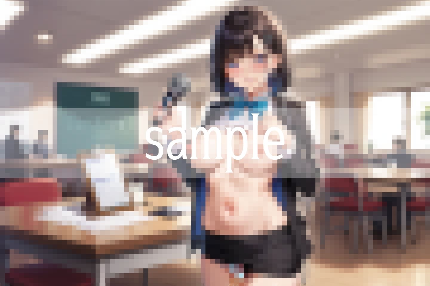 サンプル画像2:ずり下げて…おしっこと母乳が溢れ出す…(ぱんぱんのOP) [d_505439]