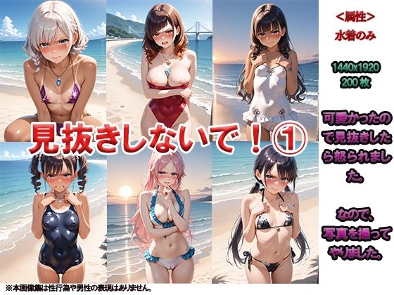 見抜きしないで！1 水着編  ～怒ってるから写真撮った～