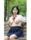 制服美少女溢れだすおっぱい 画像4