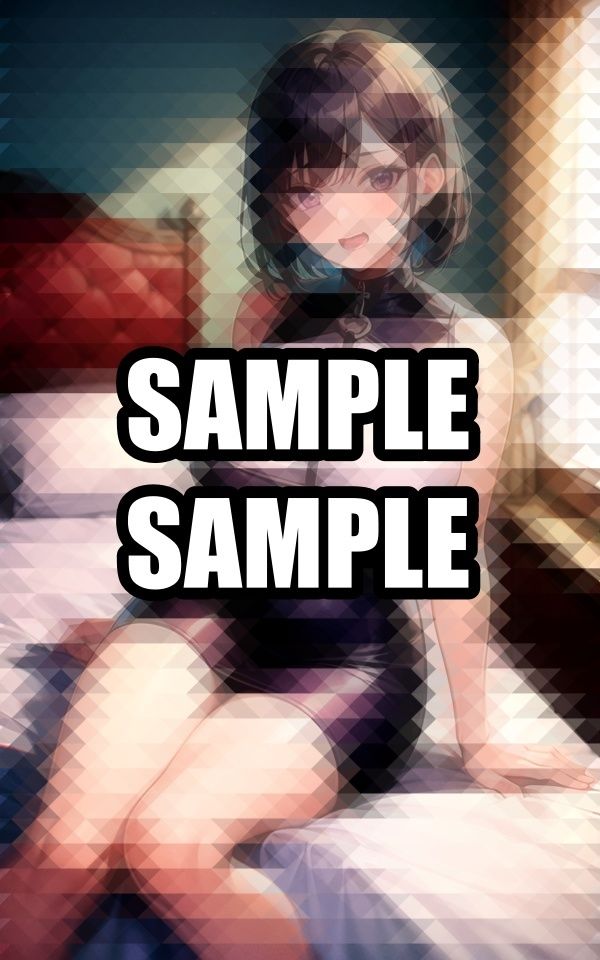 サンプル画像2:恥じらいのボンテージ美女イラスト集(AIラボラボ) [d_507421]