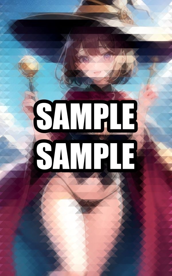 サンプル画像4:水着の魔法使い美女イラスト集(AIラボラボ) [d_507510]