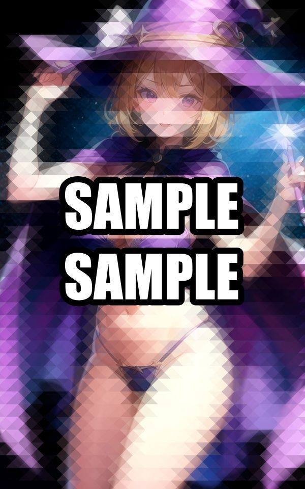 サンプル画像5:水着の魔法使い美女イラスト集(AIラボラボ) [d_507510]