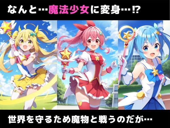 変身ヒロインの完全敗北-触手に抗えず悪堕ちした魔法少女-【セリフ付き】2