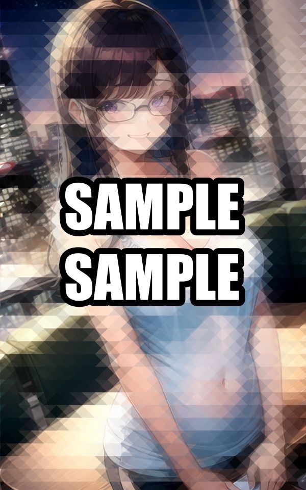 サンプル画像3:脱ぎたがる深夜オフィスのメガネ美女(AIラボラボ) [d_507712]