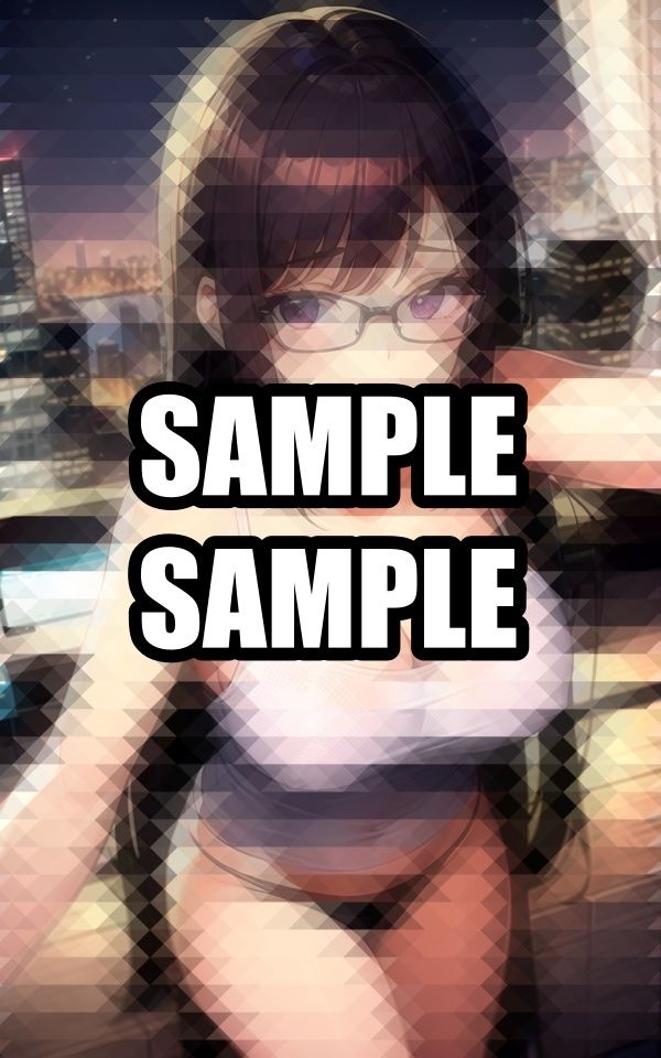 サンプル画像4:脱ぎたがる深夜オフィスのメガネ美女(AIラボラボ) [d_507712]