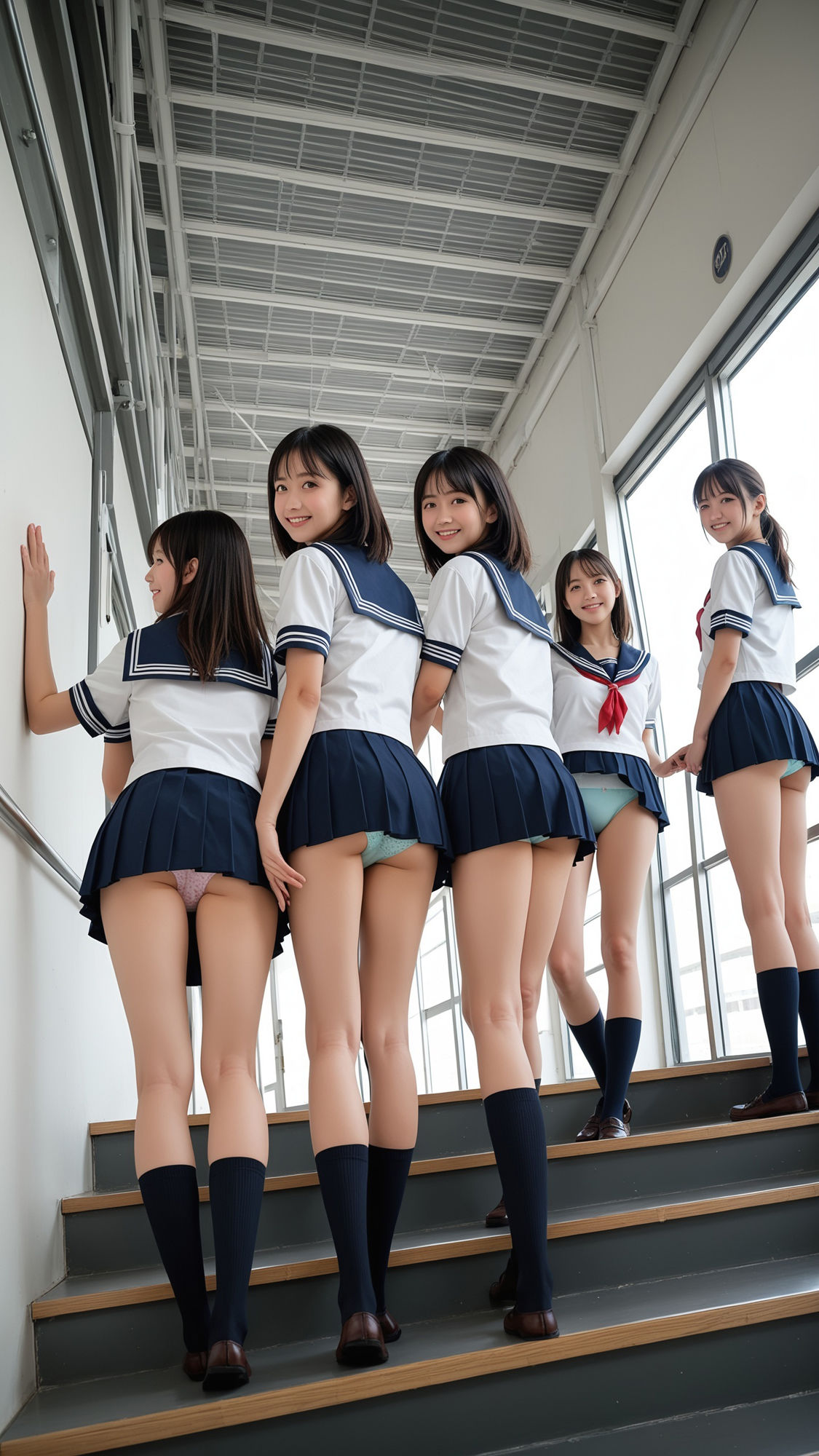 女学園の放課後。パンチラ天国300p6