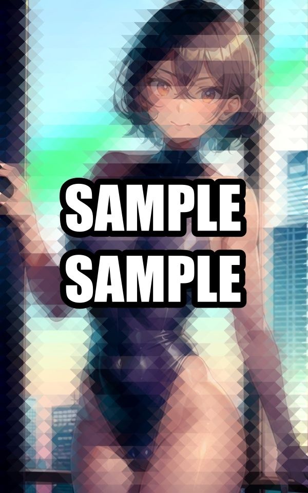 サンプル画像5:健康的な日焼け水着美女イラスト集(ろんろん) [d_507811]