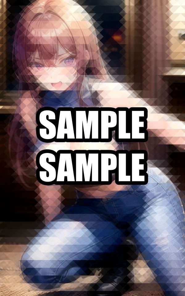 サンプル画像1:カジュアルなタンクトップ美女イラスト集(ろんろん) [d_507949]