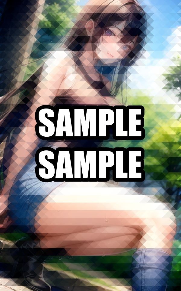 サンプル画像4:カジュアルなタンクトップ美女イラスト集(ろんろん) [d_507949]