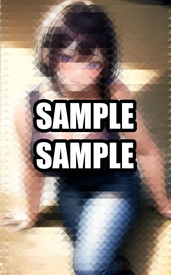 サンプル画像6:カジュアルなタンクトップ美女イラスト集(ろんろん) [d_507949]