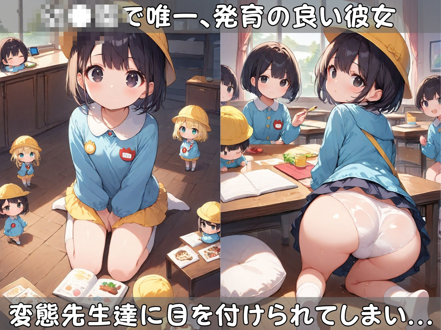 園で唯一発育著しい少女が、先生達に犯●れて快楽堕ちさせられる【328P】1