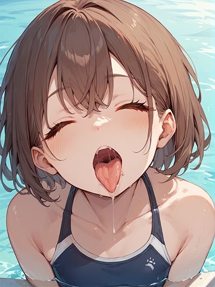 スク水女子たちの放課後の性奉仕1