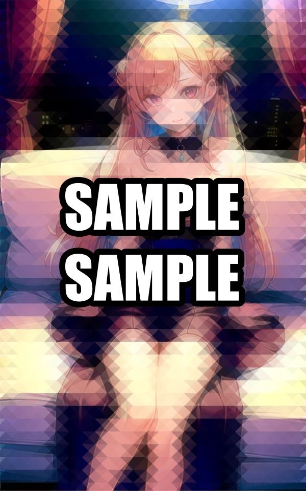 サンプル画像3:お座りしてるドレス美女イラスト集(AIラボラボ) [d_508341]