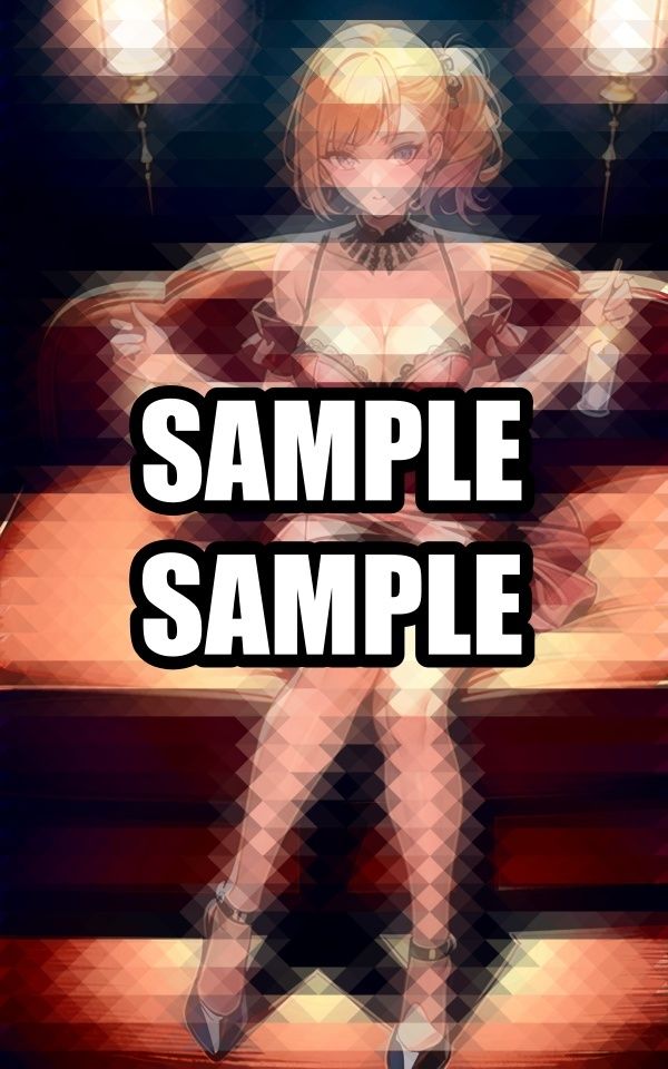 サンプル画像5:お座りしてるドレス美女イラスト集(AIラボラボ) [d_508341]