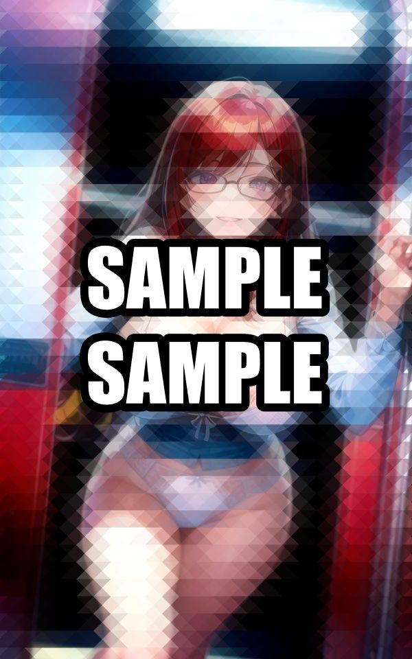 サンプル画像3:下着で電車に乗っちゃうメガネ美女(AIラボラボ) [d_508401]