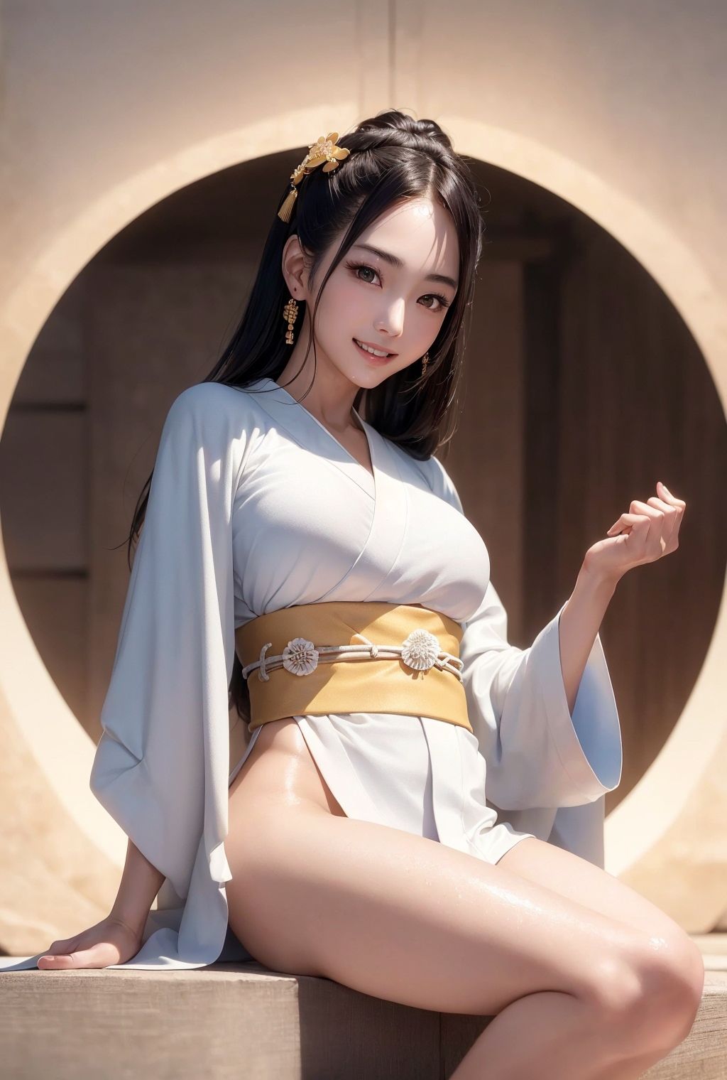 AI美女の着物写真集 画像1