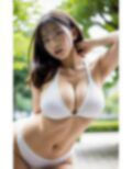 妄想AI美女  白ビキニと公園を歩く 画像5