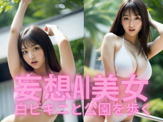 【妄想AI美女  白ビキニと公園を歩く】BAI Publishers