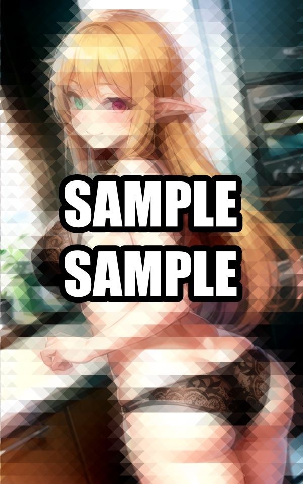 サンプル画像4:台所の振り向きエルフイラスト集(ぽんぽこ) [d_508927]