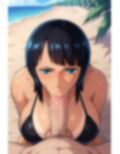 【フェラ特化】ビーチで日焼けしたニコ・ロ〇ンといちゃラブSEX 画像5