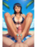 【フェラ特化】ビーチで日焼けしたニコ・ロ〇ンといちゃラブSEX 画像7