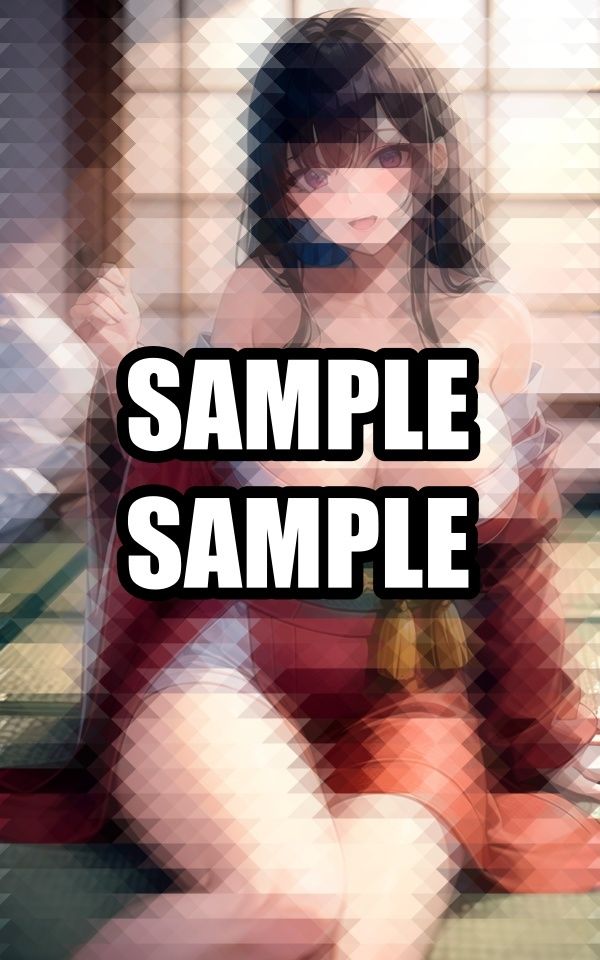 サンプル画像1:あふれる巨乳の着物美女イラスト集(のろのろ) [d_509077]