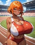 リアルでは絶対にありえない爆乳陸上女子  Vol.3 画像1