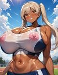 リアルでは絶対にありえない爆乳陸上女子  Vol.3 画像3