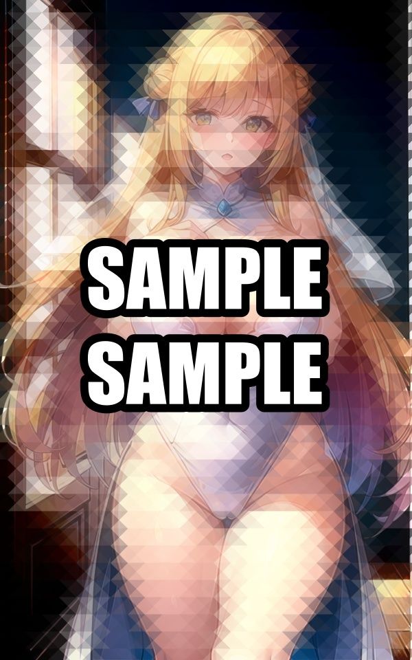 サンプル画像6:ウエディングドレスの僕の彼女(たぬき) [d_509437]